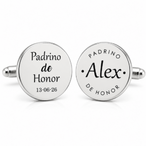Mancuernillas Personalizadas Padrinos