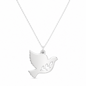 Collar con Paloma de plata 925