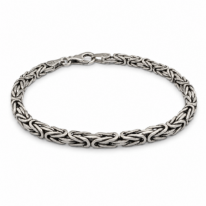 Pulsera tejida para Hombre de plata 925